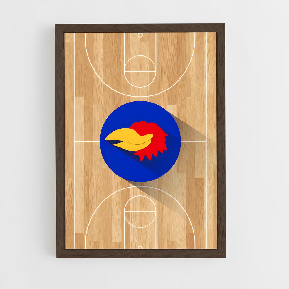 Poster Kansas jayhawks – affiche Basketball (vue 5)